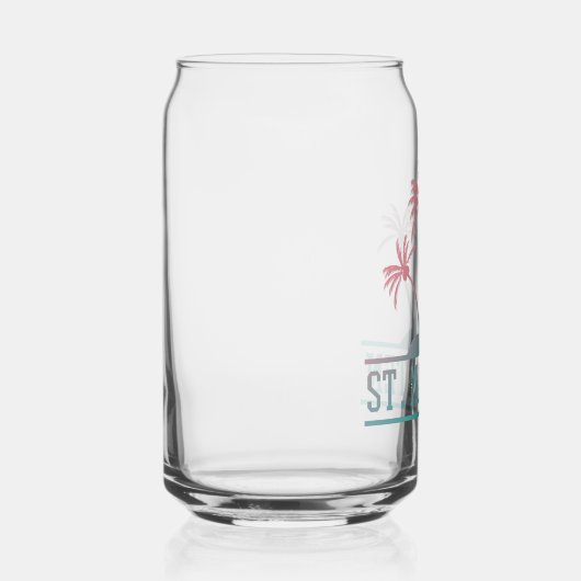 Sint-Maarten | Gradiënt Sint Martin Blikvorm Glas (Rechts)