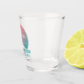 Sint-Maarten | Gradiënt Sint-Martin Retro Shot Glas (Rechts)