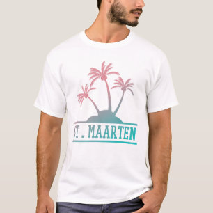 Sint-Maarten Gradiënt Sint Martin T-shirt