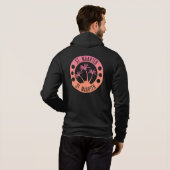 Sint Maarten Pink Coral Gradient Sint Martin Hoodie (Achterkant volledig)