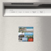 Sint Maarten-Saint Maarten Foto Collage Magneet (Insitu (Vaatwasser))