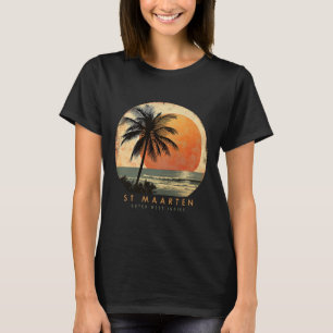 Sint Maarten Smx strand surfen reizen Sint Martin T-shirt