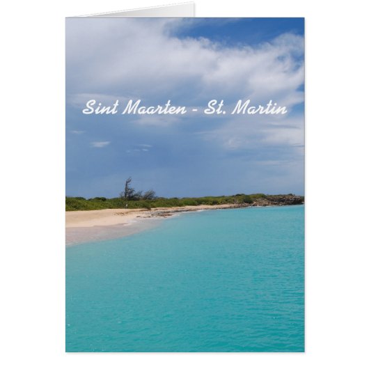 Sint Maarten - St. Martin Beach Scene (Voorkant)