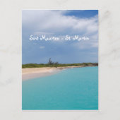 Sint Maarten - St. Martin Beach Scene Briefkaart (Voorkant)