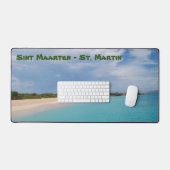 Sint Maarten - St. Martin Beach Scene Bureaumat (Keyboard & Muis)