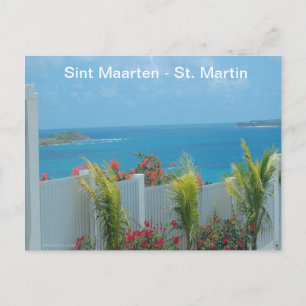 Sint Maarten - St. Martin Ocean Blue Seascape Briefkaart