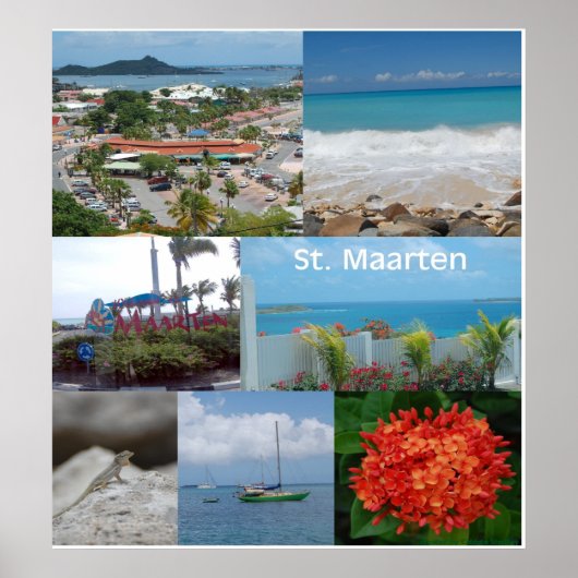 Sint Maarten-St. Martin Poster Print (Voorkant)