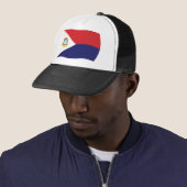 Sint Maarten Vlag Hoed Trucker Pet (In situ)
