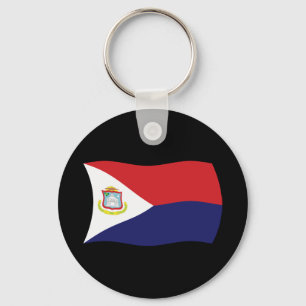 Sint Maarten Vlag Sleutelhanger