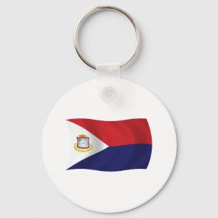 Sint Maarten Vlag Sleutelhanger