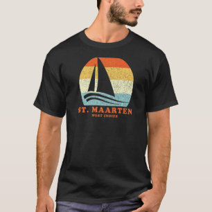 Sint Maarten West-Indië  zeilboot Va T-shirt