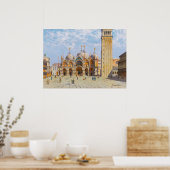 Sint-Marcus-basiliek Antonietta Brandeis Poster (Keuken)