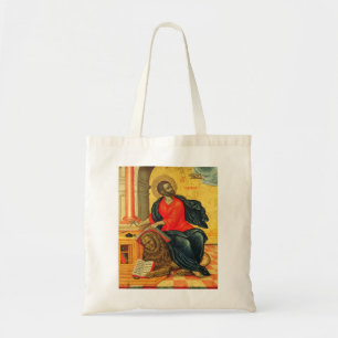 Sint Marcus de Evangelist orthodoxe icoon Tote Bag