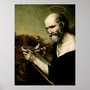 Sint Marcus de Evangelist Poster