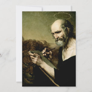 Sint Marcus de Evangelist Premium Venetiaanse Maje Bedankkaart