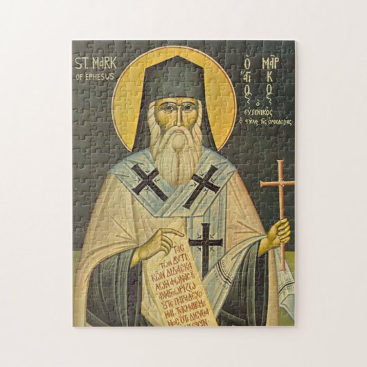 Sint-Marcus van Efeze Orthodox Christelijk Icoon Legpuzzel (Verticaal)