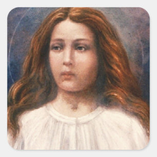 Sint Maria Goretti Vierkante Sticker