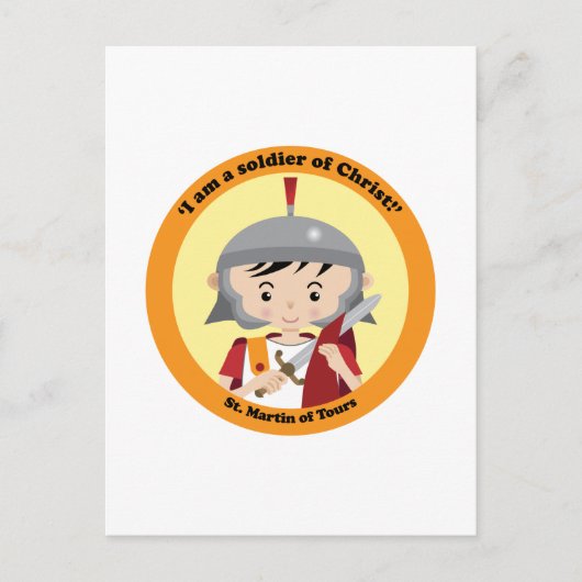 Sint-Martin van Tours Briefkaart (Voorkant)