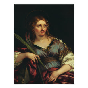 Sint Martina van Rome door Pietro Berrettini Foto Afdruk