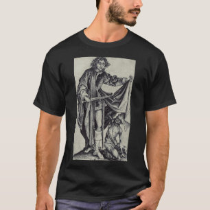 Sint Martinus van Tours Graveerkunst T-shirt