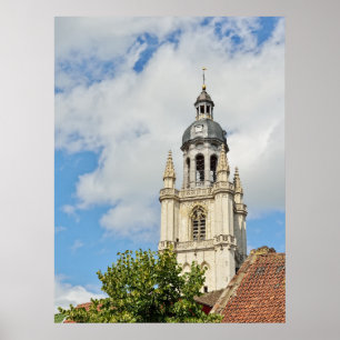 Sint-Martinusbasiliek in Halle, België Poster