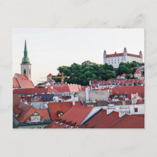 Sint-Martinuskathedraal en Bratislava Kasteel Briefkaart