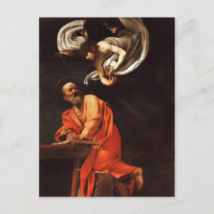 Sint-Matthew, Caravaggio Briefkaart