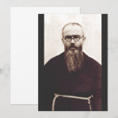 Sint Maximiliaan Kolbe Poolse katholieke priester Kaart (Voorkant / Achterkant)