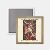 Sint Michael de aartsengel, door Reni Magneet (Voorkant / Achterkant)