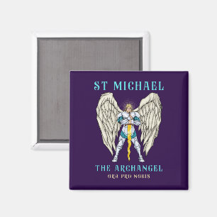 Sint-Michaël de Aartsengel Magnet Katholiek Gebed Magneet