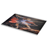 Sint Michael De aartsengel Quis ut Deus Snijplank (Hoek)