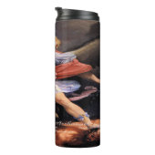 Sint Michael De aartsengel Quis ut Deus Thermosbeker (Geroteerd rechts)