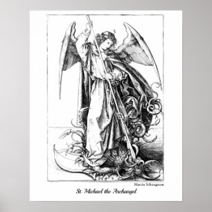  Sint Michael de Archangel Adult Coloring Poster