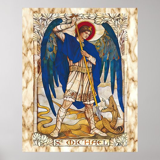Sint-MIchael de Archangel Saint Poster (Voorkant)