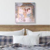 Sint-Michael (fresco) Canvas Afdruk (Insitu (Slaapkamer))