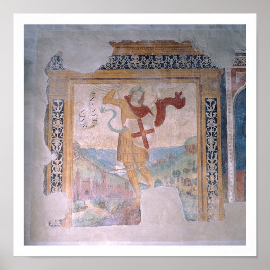 Sint-Michael (fresco) Poster (Voorkant)