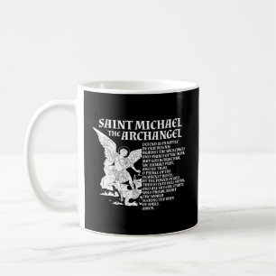 Sint Michael het aartsengel gebed Koffiemok