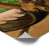 Sint Michael Killing the Dragon Poster (Hoek)