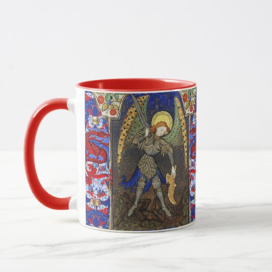 Sint Michael the Archangel met Devil, Rode Dragons Mok (Links)
