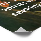 Sint Michael the Archangel Prayer met Witte Tekst Poster (Hoek)