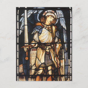 Sint-Michael van Sir Edward Coley Burne-Jones Briefkaart
