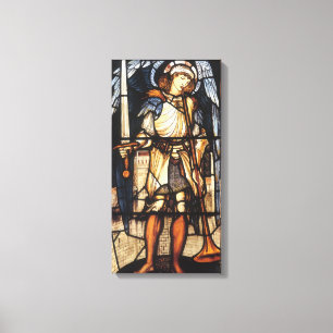 Sint-Michael van Sir Edward Coley Burne-Jones Canvas Afdruk