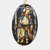 Sint-Michael van Sir Edward Coley Burne-Jones Keramisch Ornament (Links)