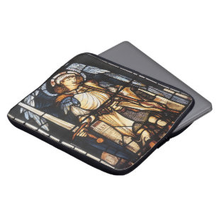 Sint-Michael van Sir Edward Coley Burne-Jones Laptop Sleeve