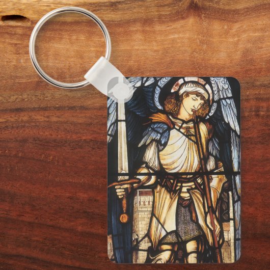 Sint-Michael van Sir Edward Coley Burne-Jones Sleutelhanger (Voorkant)