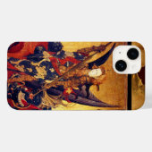 Sint Michael Vanquishing Devil als middeleeuwse Kn Case-Mate iPhone Case (Achterkant (horizontaal))