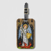 Sint-Michaël vecht tegen het Beest Bagagelabel (Voorkant (verticaal))