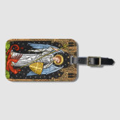 Sint-Michaël vecht tegen het Beest Bagagelabel (Voorkant (horizontaal))