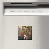 Sint Michael verbiedt de duivel naar de afgrond Magneet (Insitu (Vaatwasser))