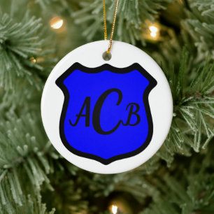 Sint Michael's Shield (stijl 1) Circulaire Keramisch Ornament